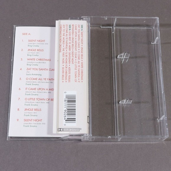 It's Christmas Time Bing Crosby Frank Sinatra Louis Armstrong Cassette Tape 1998 - Picture 4 of 6